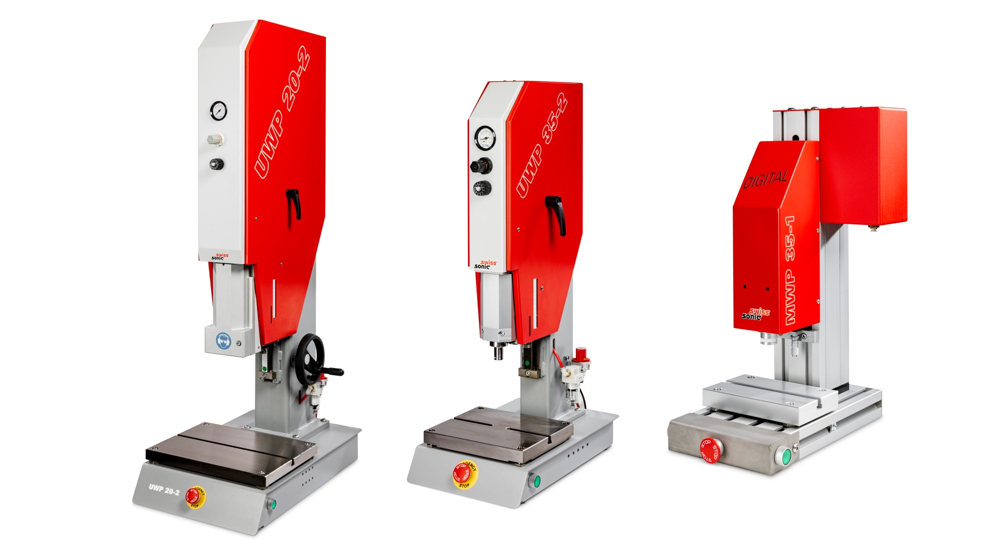 Ultrasonic press platform for controlled plastic welding and process development