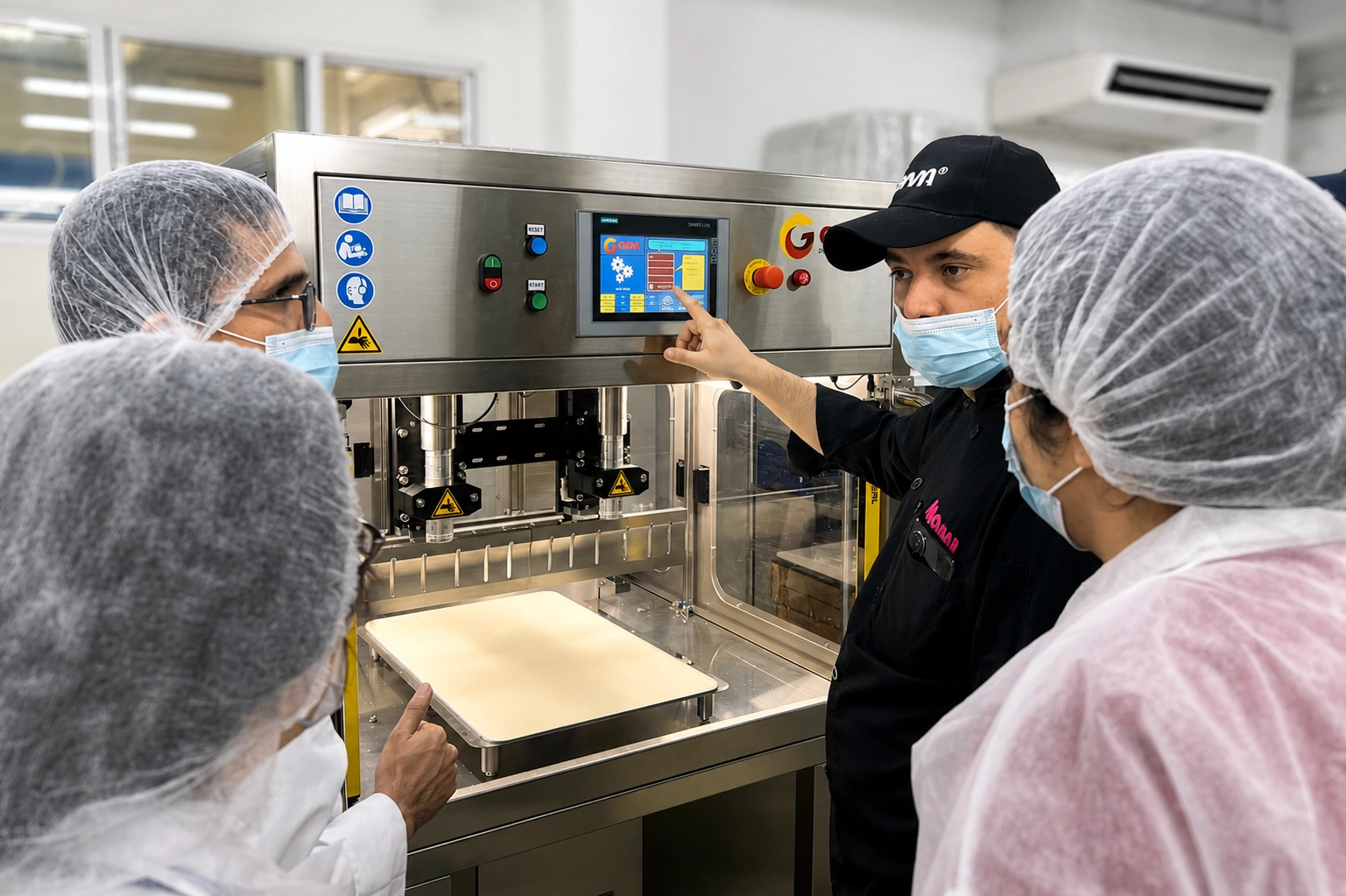 ultrasonic food cutting machine setup and operator training