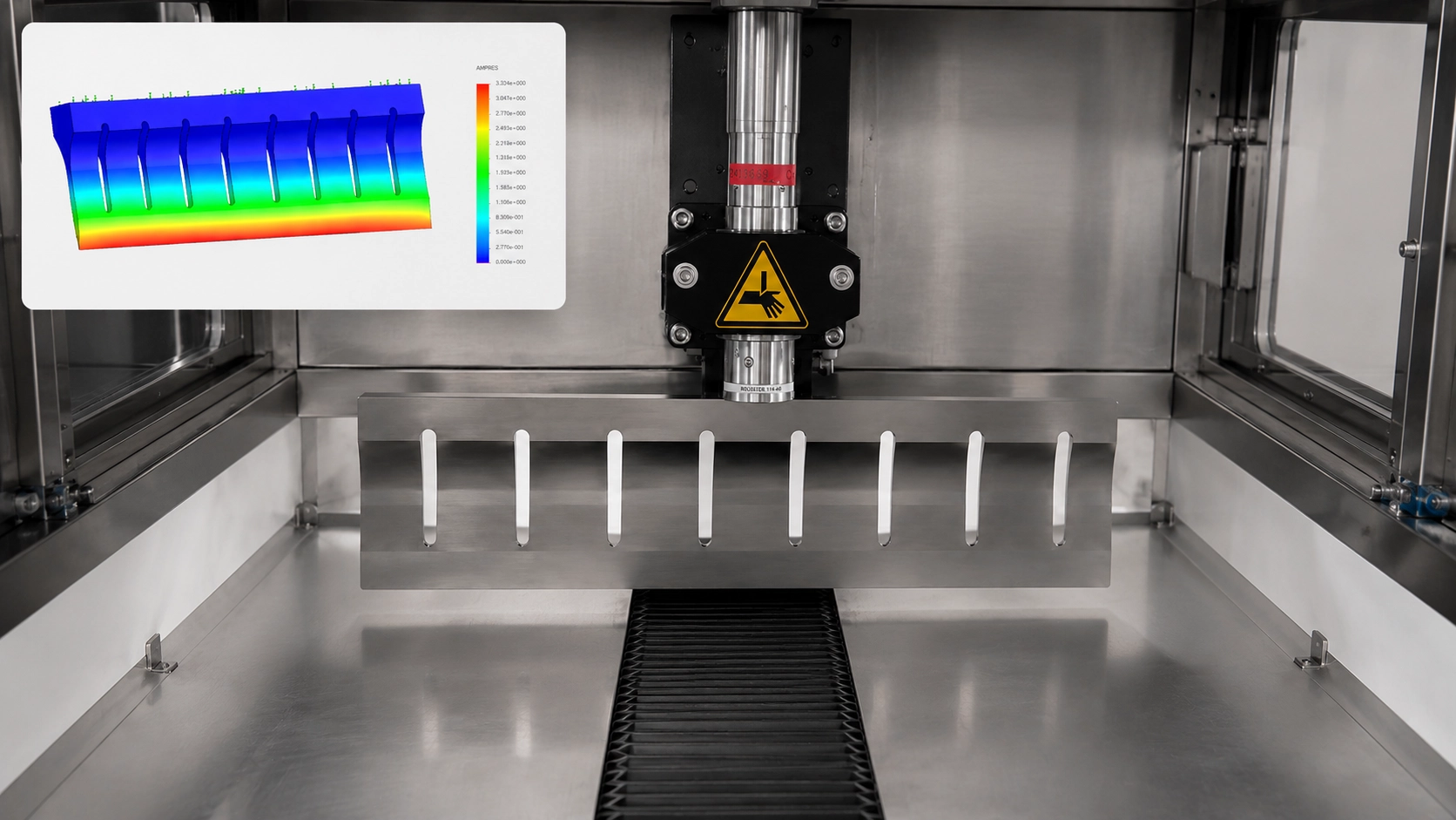 FEM simulation and ultrasonic blade engineering for food cutting