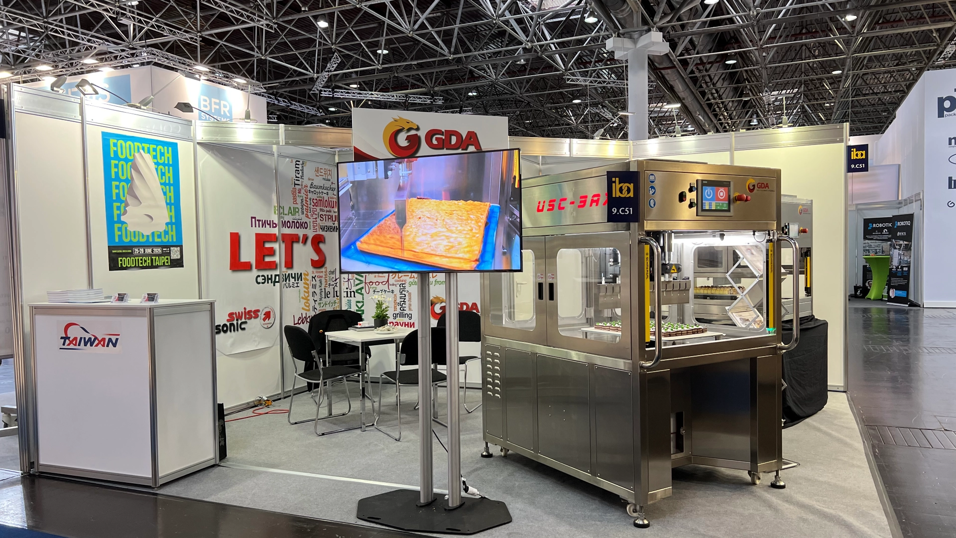 GDA ultrasonic food cutting solutions at iba 2025 Düsseldorf